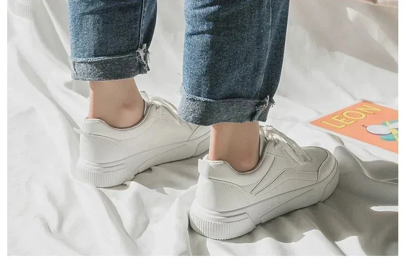 Thick Soled Women's Sneakers 2024 Summer Woman Casual Small White Shoes Versatile Korean Version Sports and Travel Running Shoes