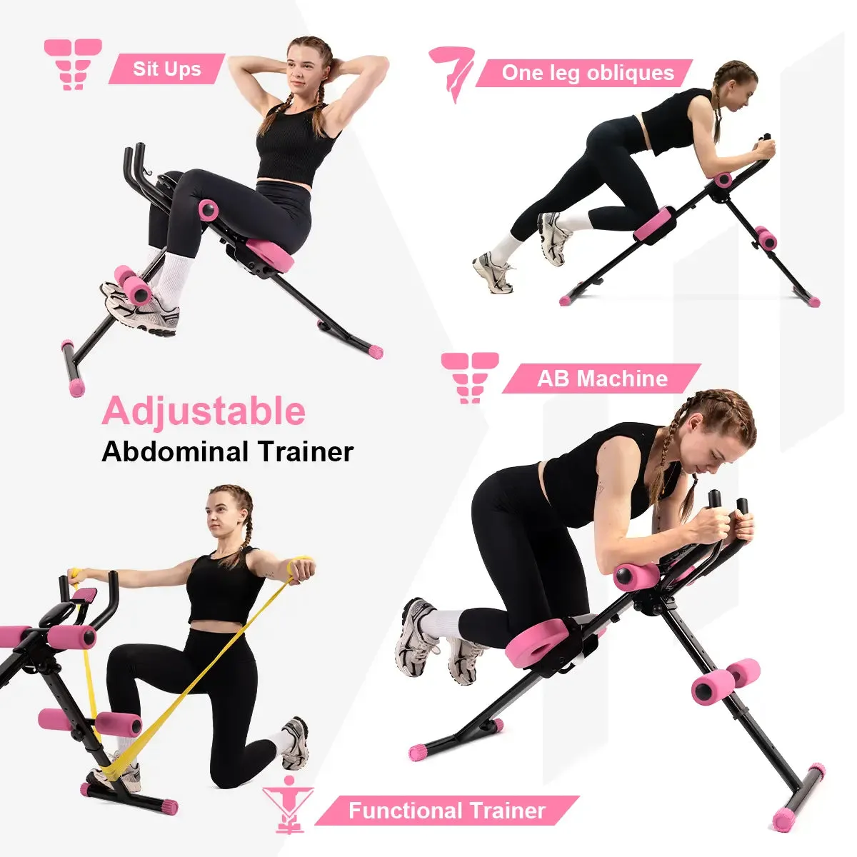 Tousains adjustable abdominal trainer