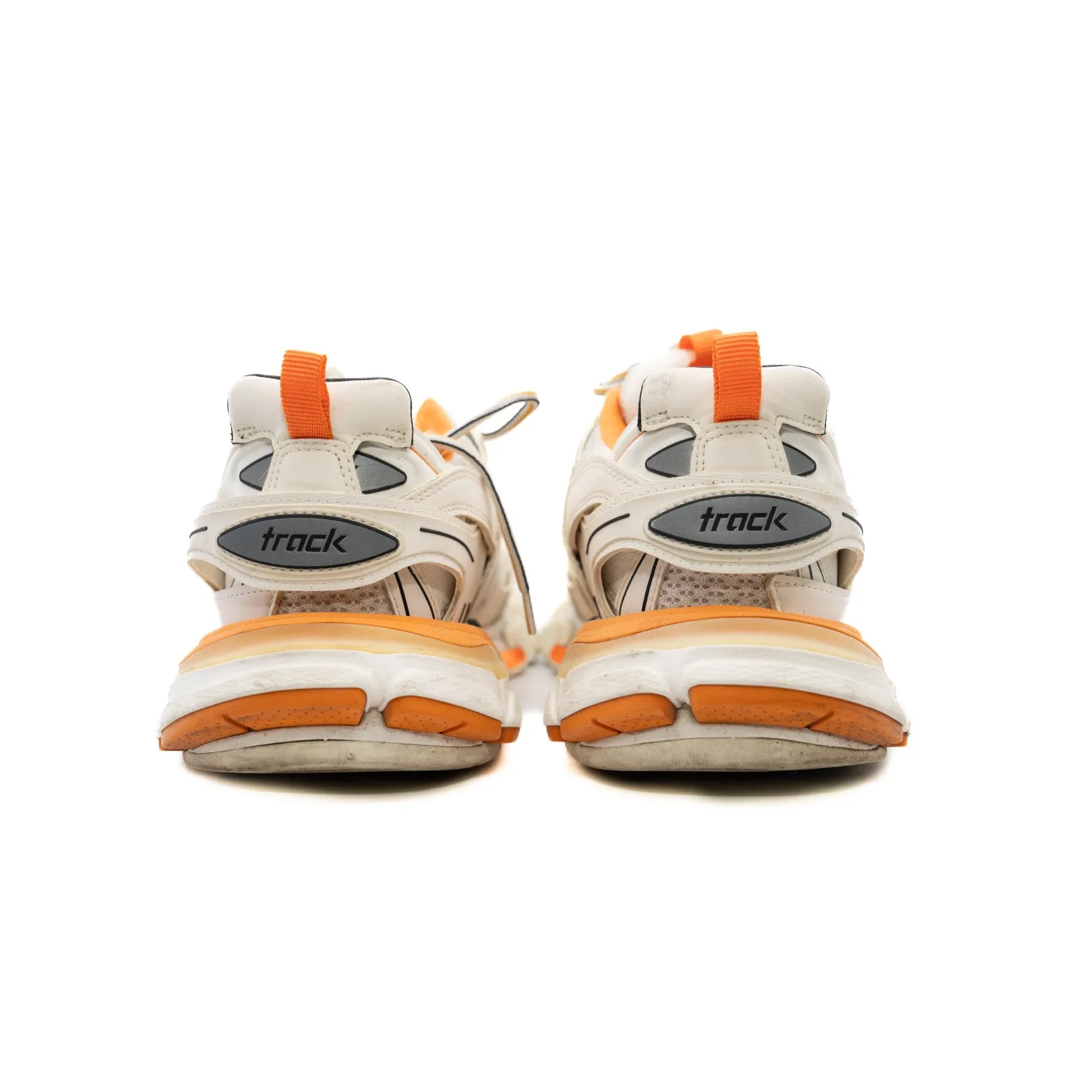 track  sneaker white mix orange #39