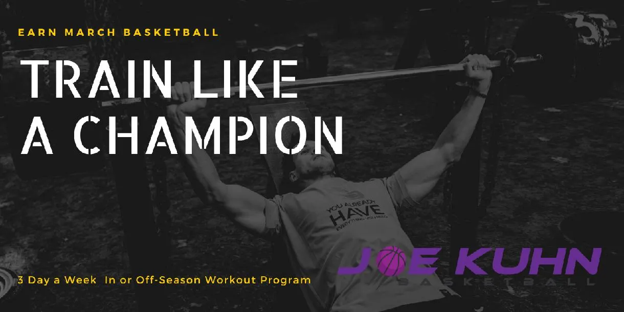 Train Like A Champion Workout Program