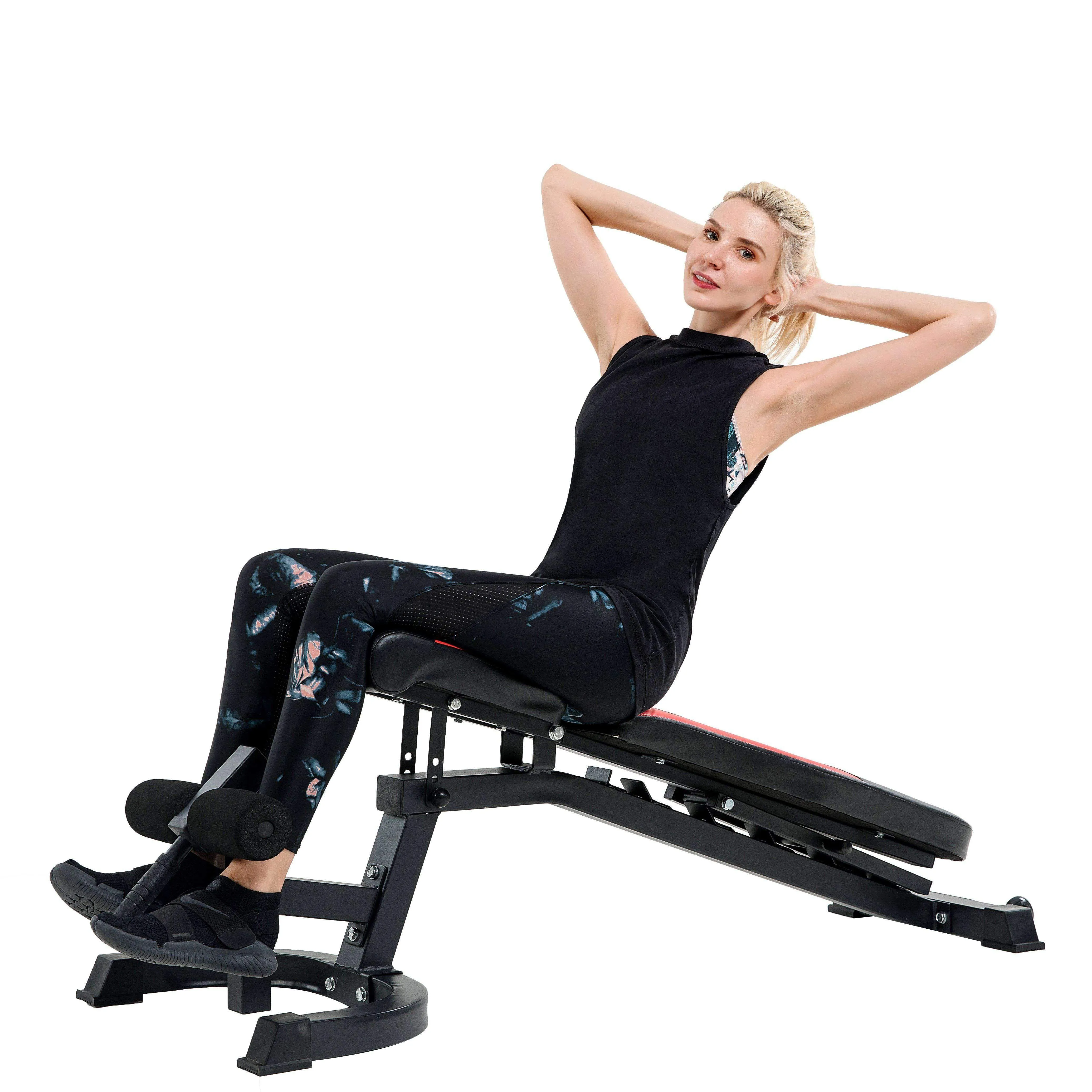 VANSWE 800 lbs Capacity Adjustable Workout Bench | WB001