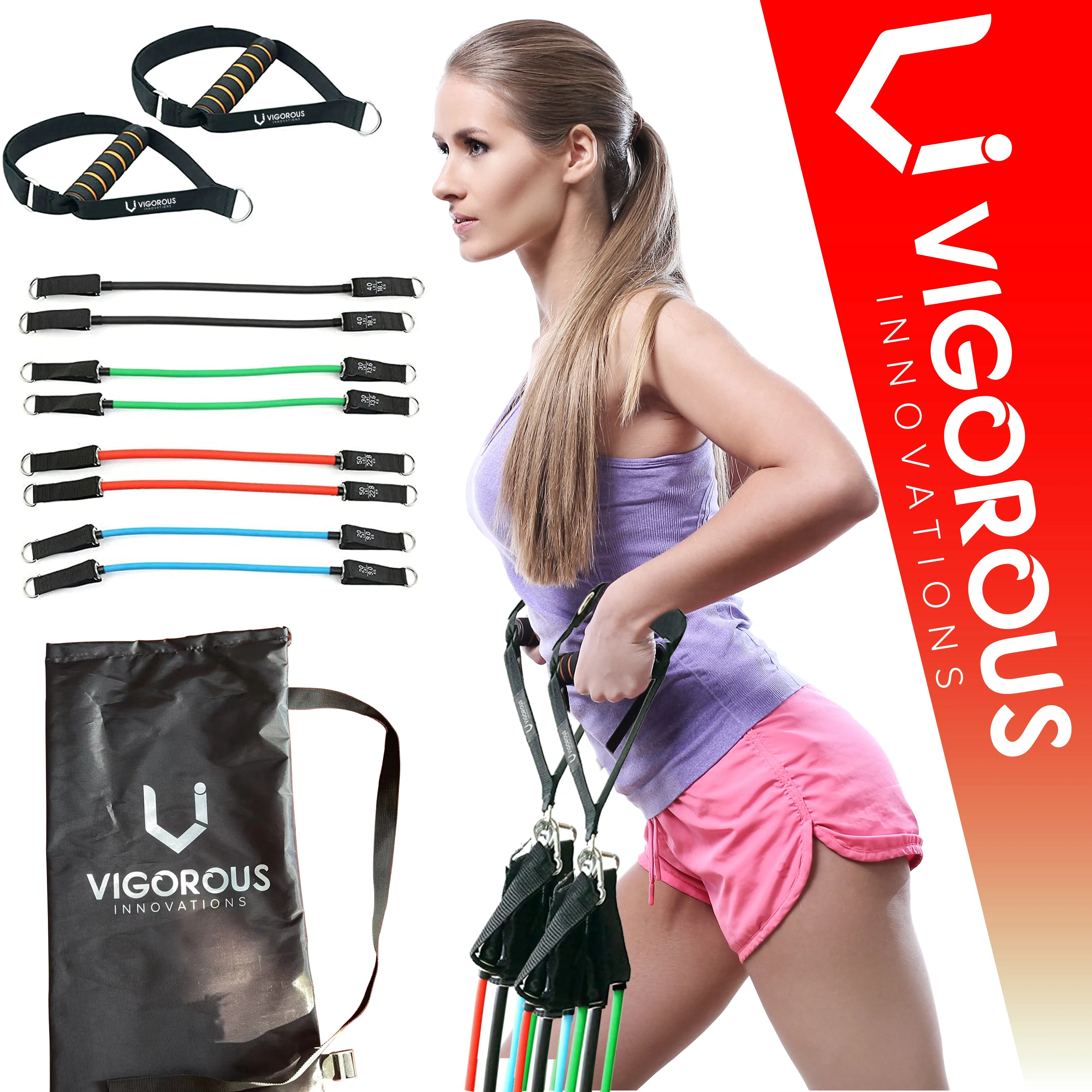 VI Resistance Band Bar for Fitness