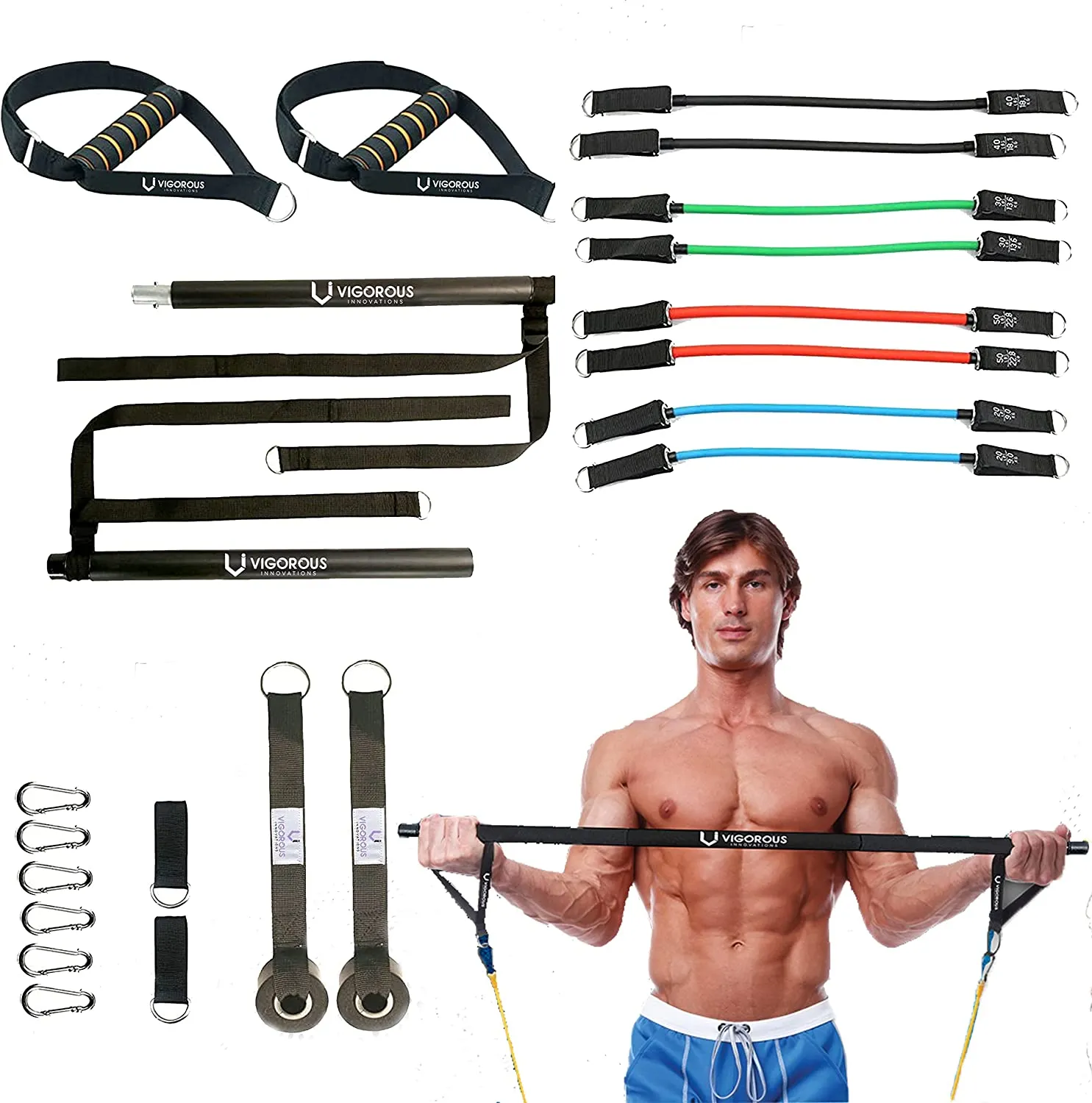 VI Resistance Band Bar for Fitness