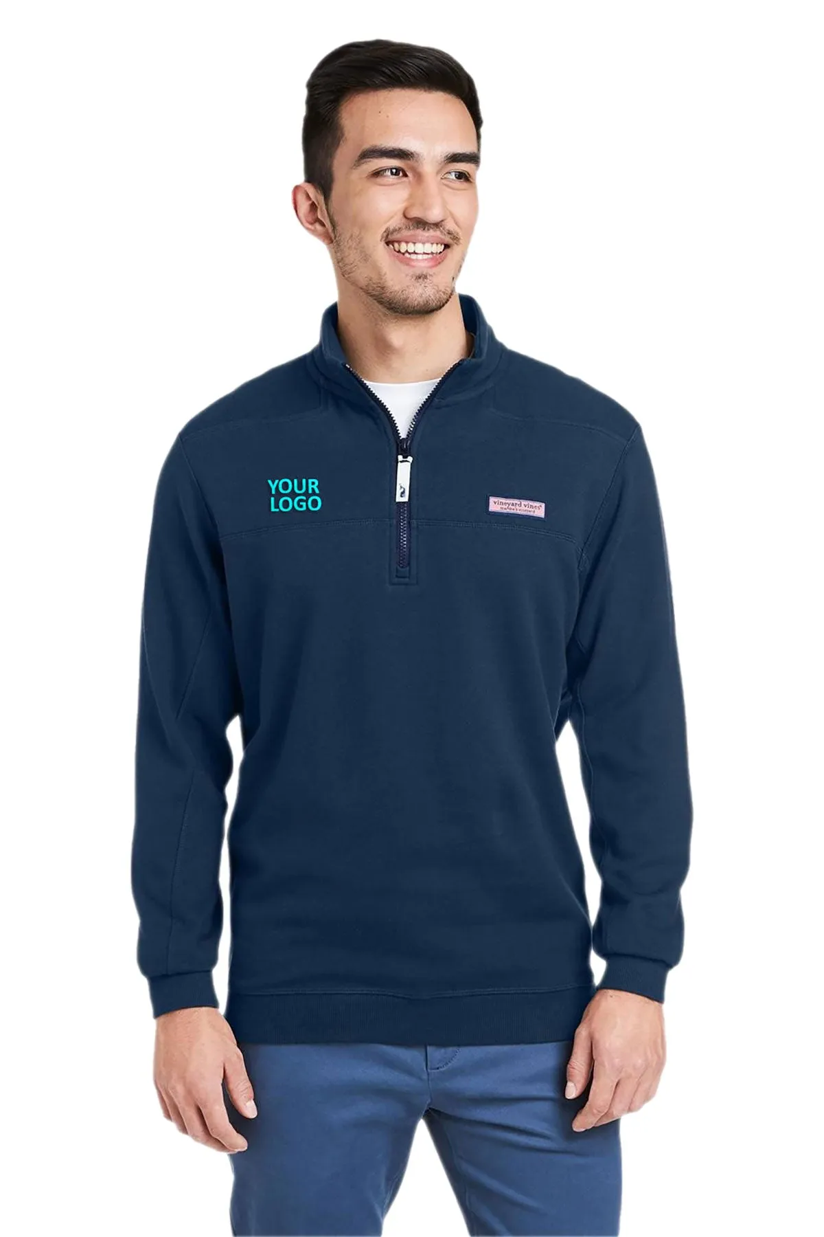 Vineyard Vines Custom Mens Collegiate Shep Shirts, Vineyard Navy