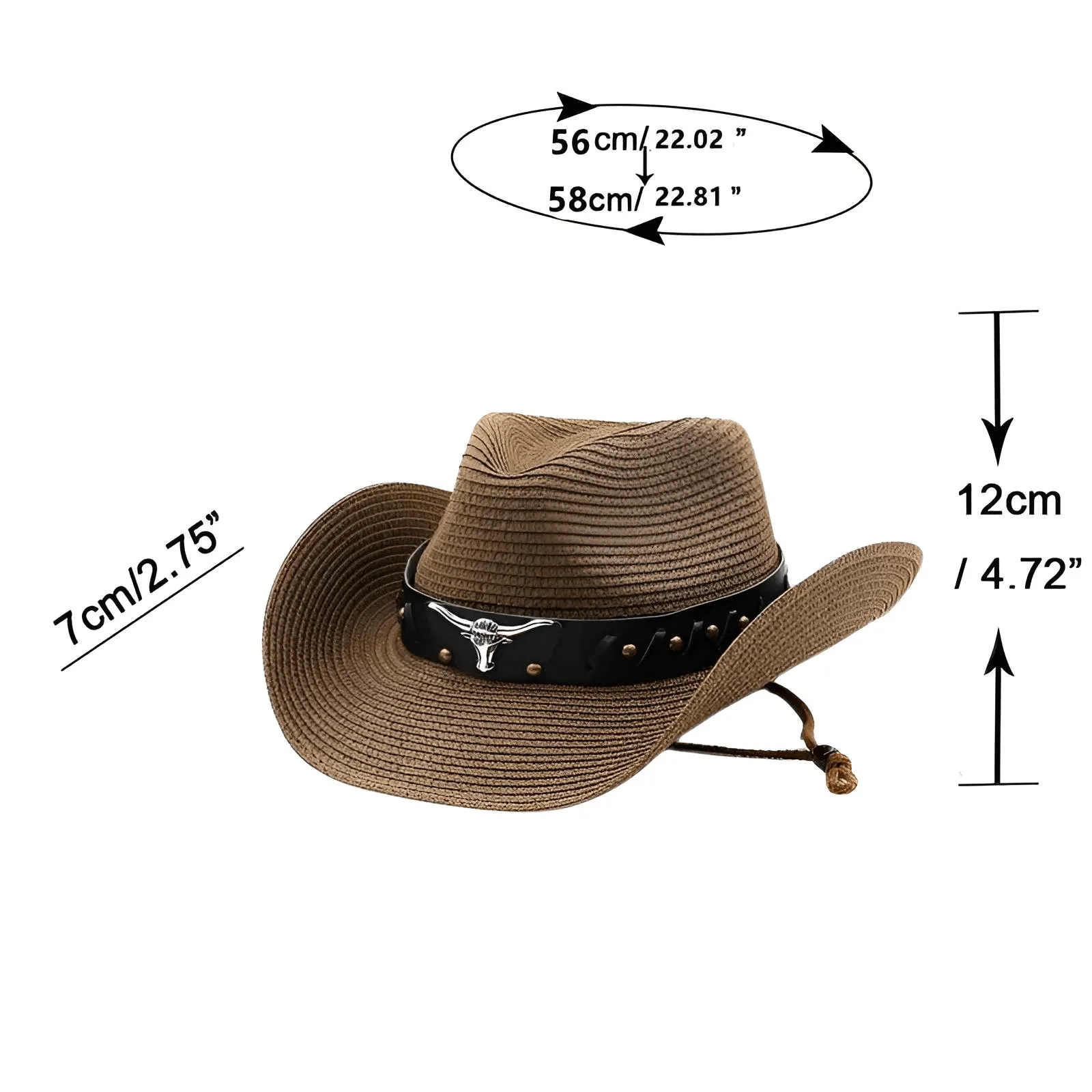 Western Cowboy Hats For Men Women Summer Outdoor Beach Sun Hat