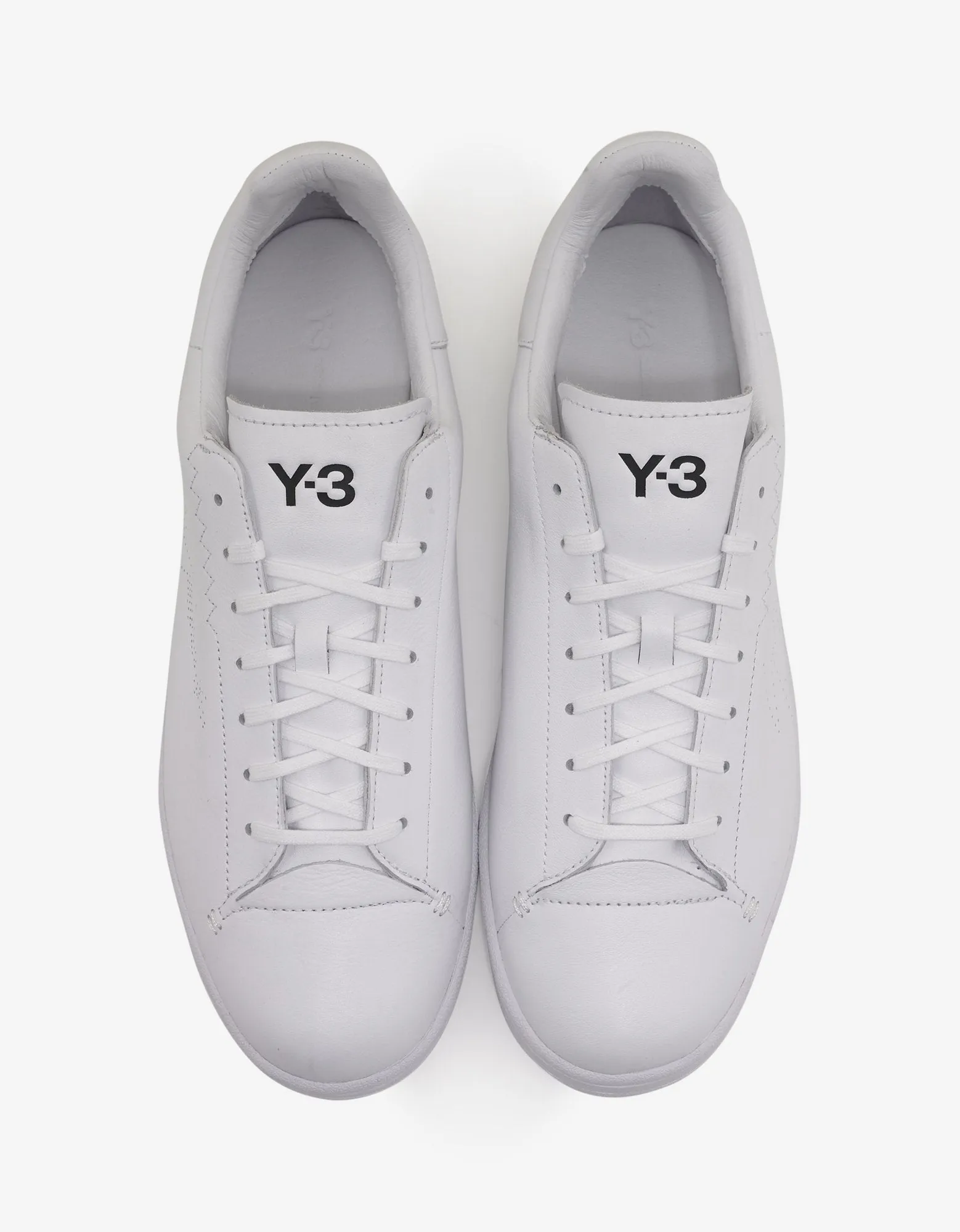 White Yohji Court Trainers -