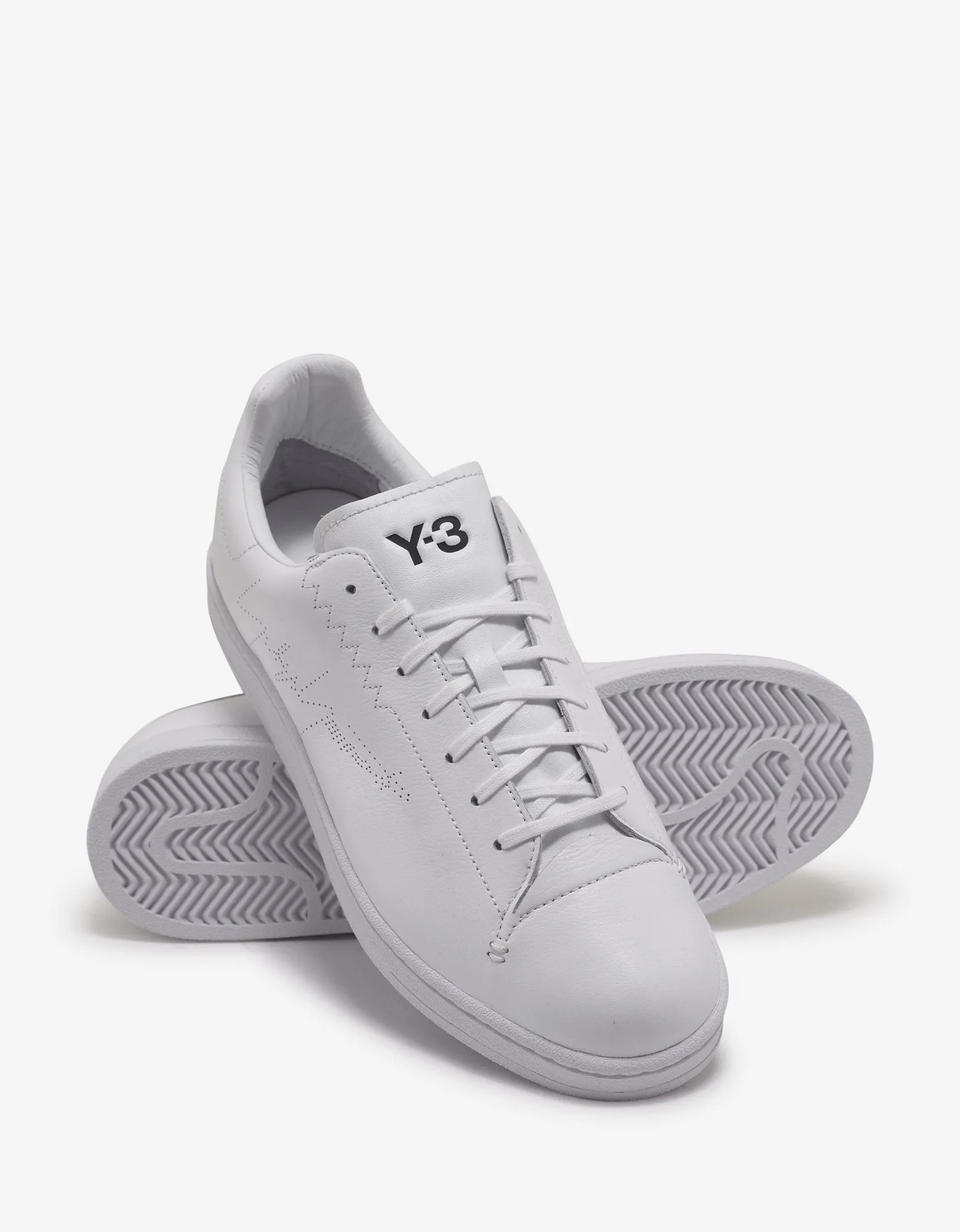 White Yohji Court Trainers -