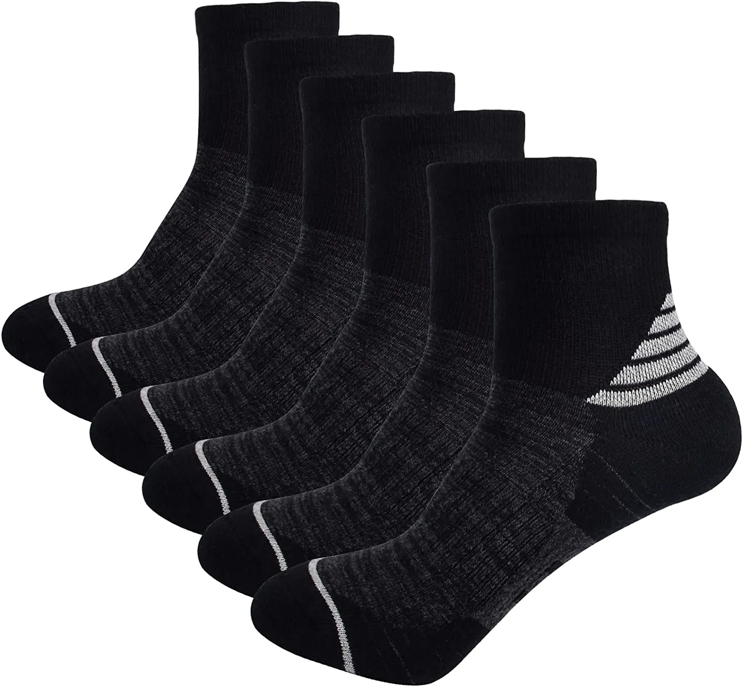 Wholesale Women's Athletic Ankle Socks Quarter Cushioned Running Socks Hiking Performance Sport Cotton Socks