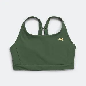 Womens Allston Adjustable Support Bra - Forest