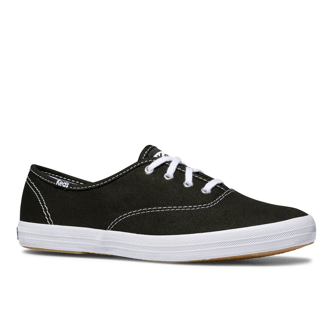 Women's Champion Canvas Lace-up Sneakers Black (WF34100)