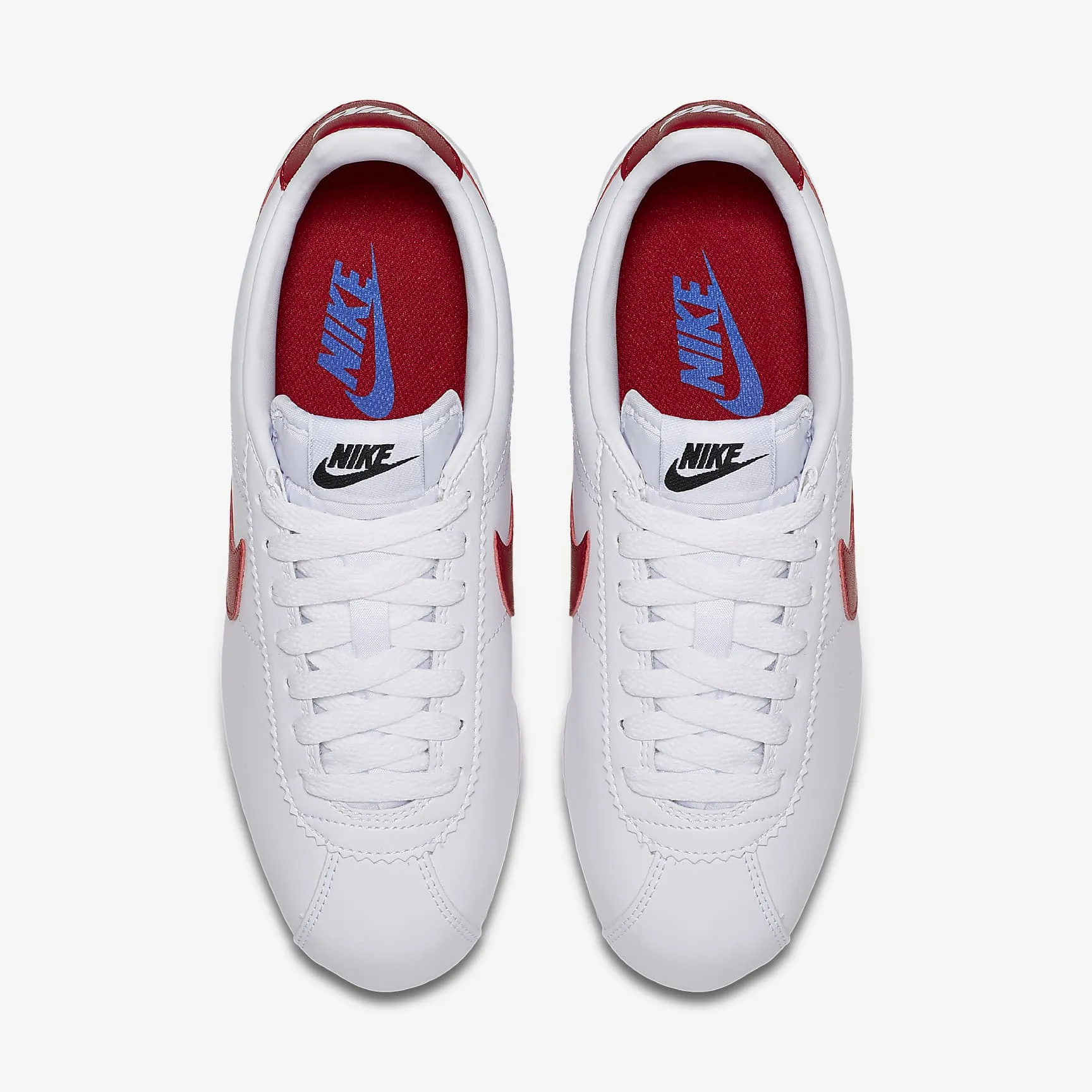 Women's Nike Classic Cortez Leather "Forrest Gump" (807471-103)