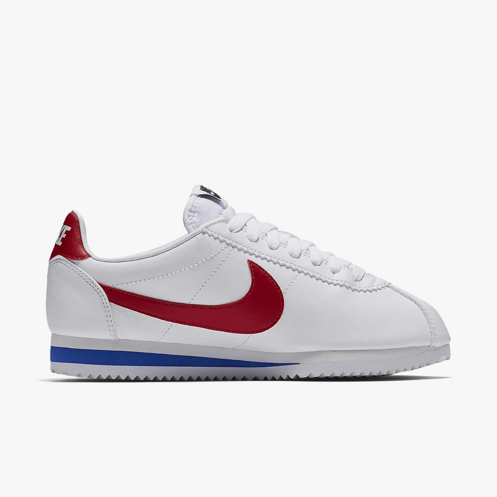 Women's Nike Classic Cortez Leather "Forrest Gump" (807471-103)